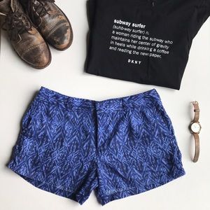 Cynthia Rowley Linen Ikat Shorts